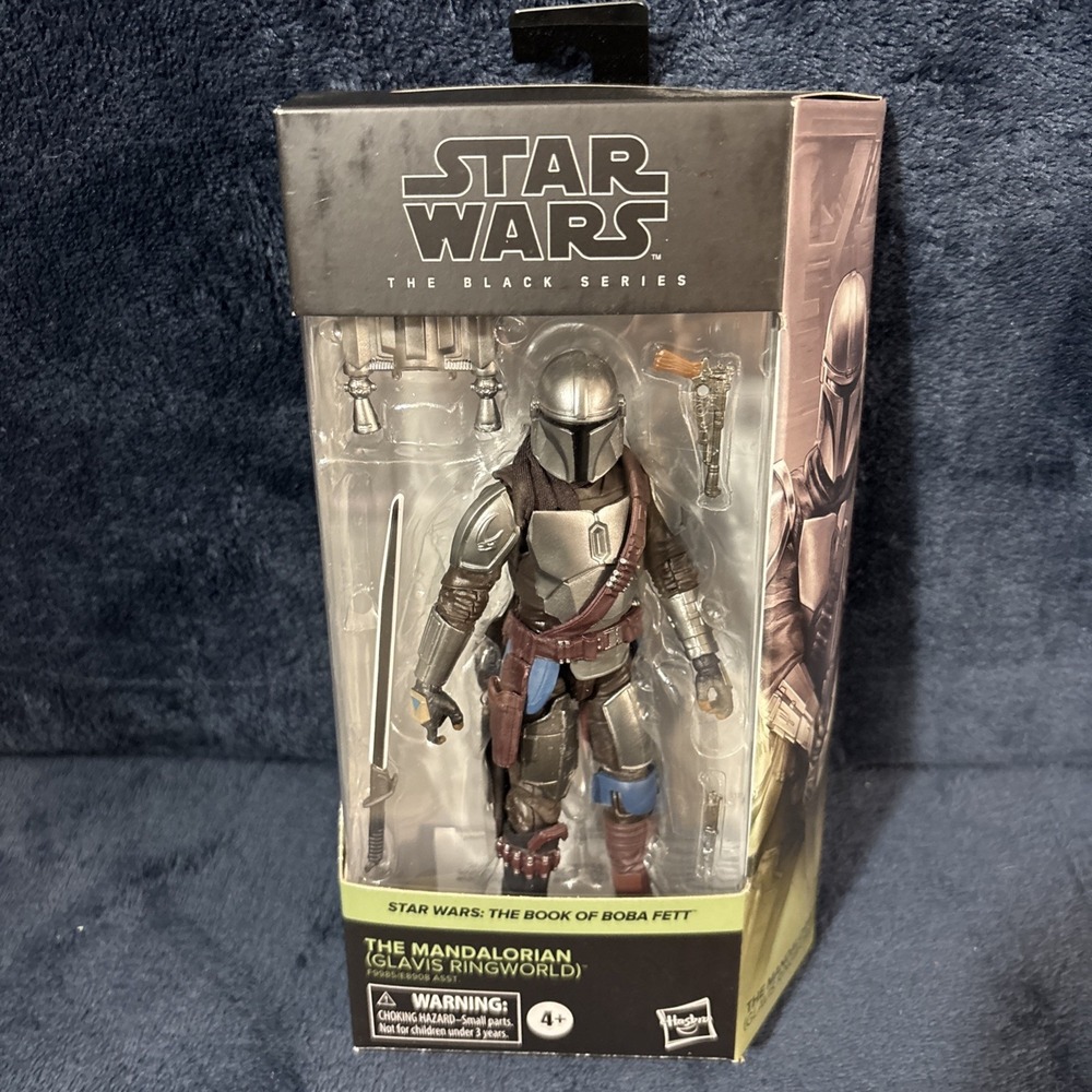 Star Wars Black Series Mandalorian Glavis Ringworld Boba Fett Open Box Complete